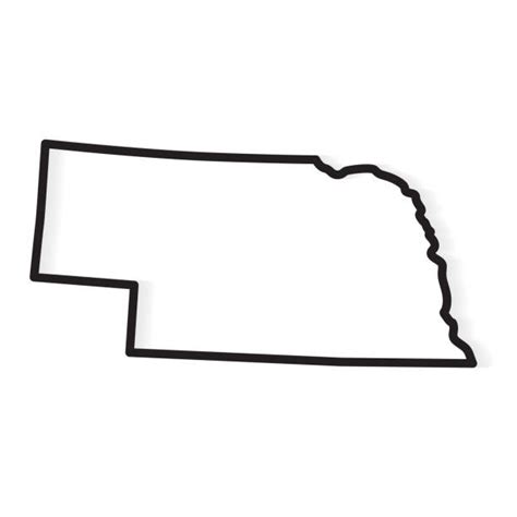 More images for state of nebraska outline clipart » Nebraska Outline Illustrations, Royalty-Free Vector ...