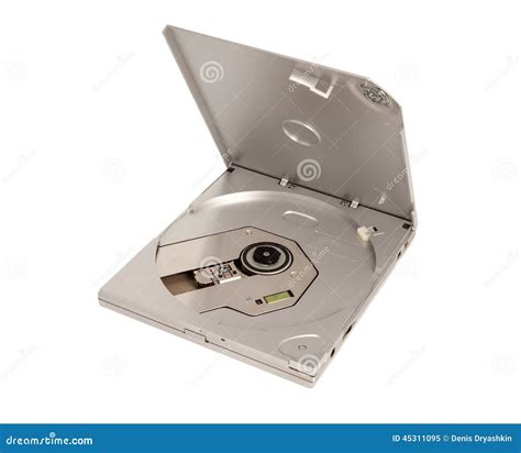 Electronic Collection Portable External Slim Cd Dvd Drive Stock Image