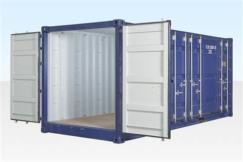 20ft Open Side Full Side Access Container Portable Space