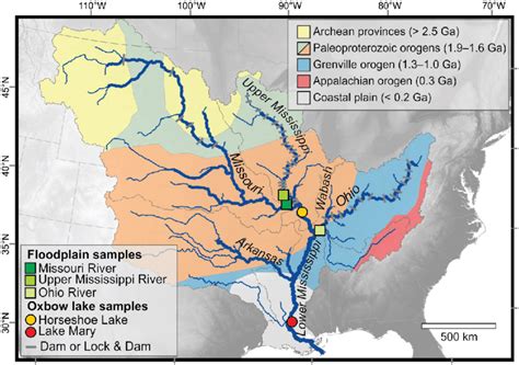 Mississippi River Erosion Map