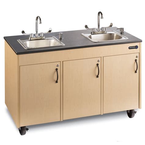 Portable Child Height Double Basin Lil Deluxe Sink By Ozark River