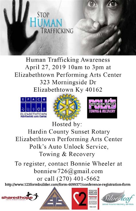 Human Trafficking Awareness Training Free To The Public Hardin