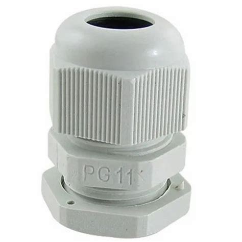 White Pg Plastic Cable Gland Ip Size Mm At Rs Piece In