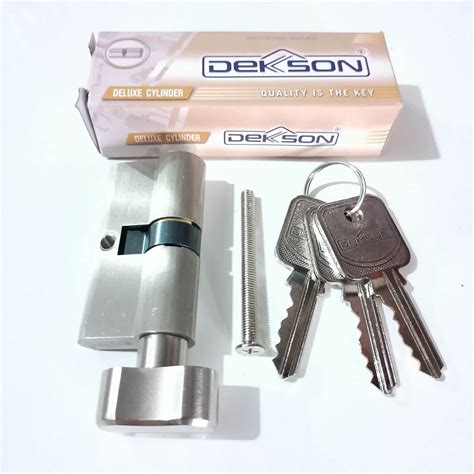 Silinder Knop Dekson Tc Dl 60mm Sn Cylinder Key Dekson Anak Kunci
