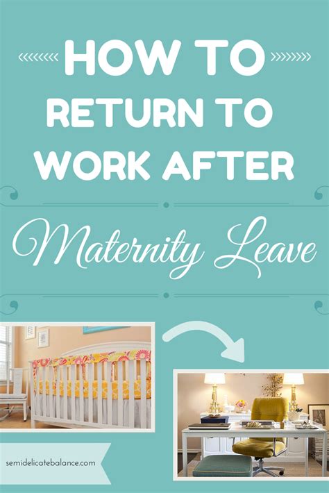 Shopping for gifts for working moms? How To Return To Work After Maternity Leave