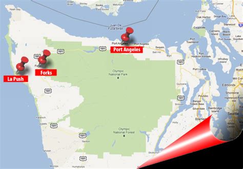 Get inside the twilight movie. Twilight Twilight map - Forks Washington Chamber of Commerce