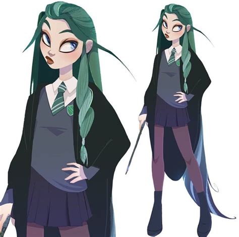 Pin By Judy M On Art Or Anime Harry Potter Art Slytherin Girl Harry