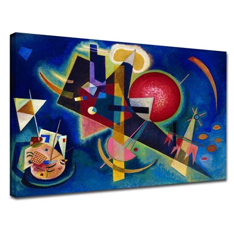 The Framework Kandinsky In Blue Wassily Kandinsky In Blue Painting