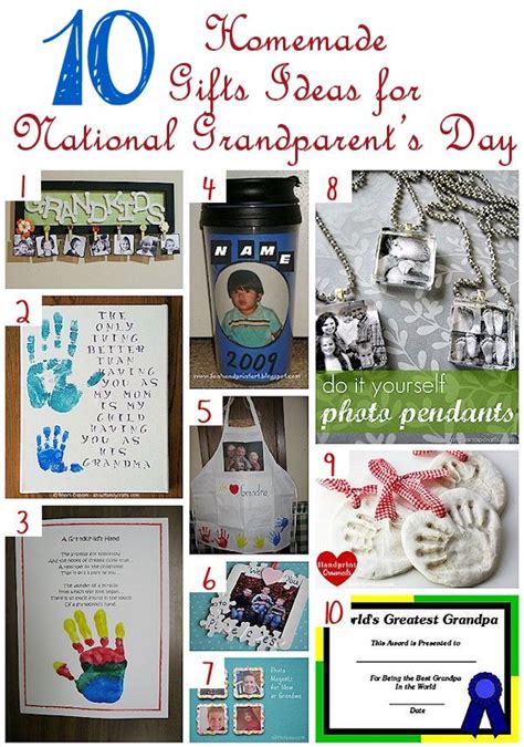 10 Homemade Ts For National Grandparents Day Holiday Favorites