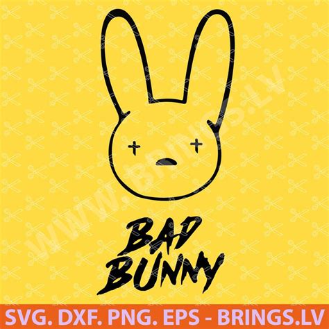 Bad Bunny Svg Bad Bunny Logo Svg El Conejo Malo Svg Instant Etsy Espa A The Best Porn Website