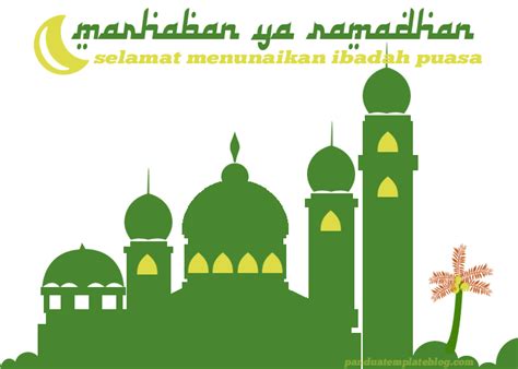 Masjid Marhaban Ya Ramadhan Png Nusagates