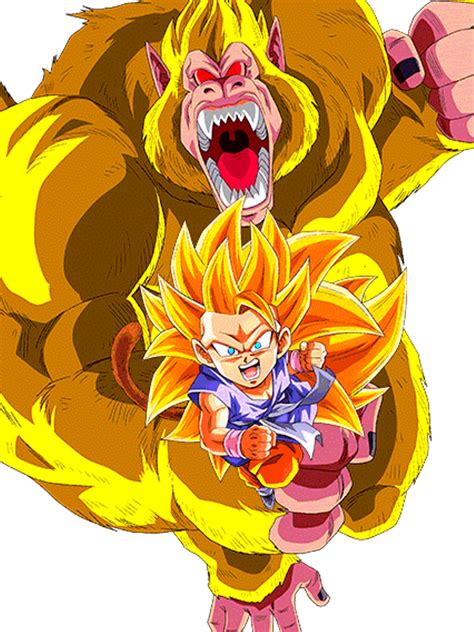 Goku Gt Ss3 Golden Ozaru By Alexelz On Deviantart Dragon Ball Art