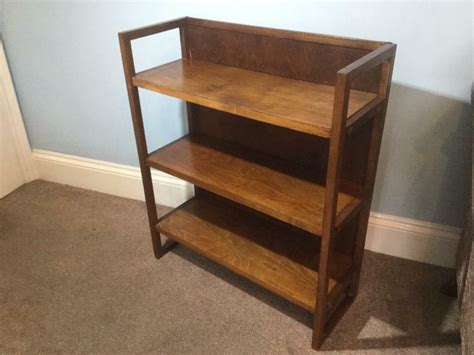 Retro Vintage Bookcase With 1 Fixed Shelf H33in84cm W275in70cm D10