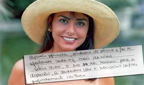 anos após tirar a própria vida carta de despedida de Leila Lopes