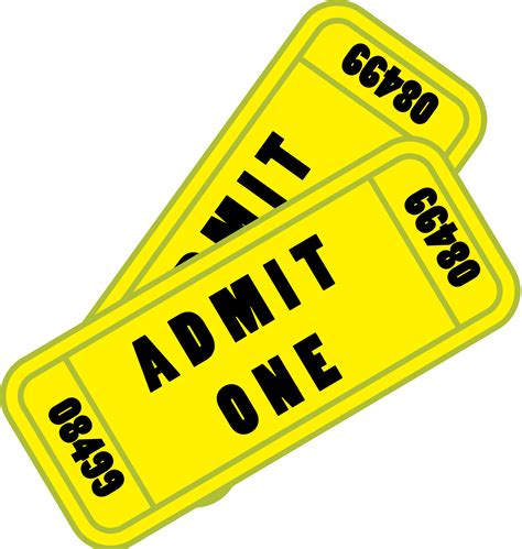 Ticket Concert Animation Clip Art Ticket Png Download 20002109