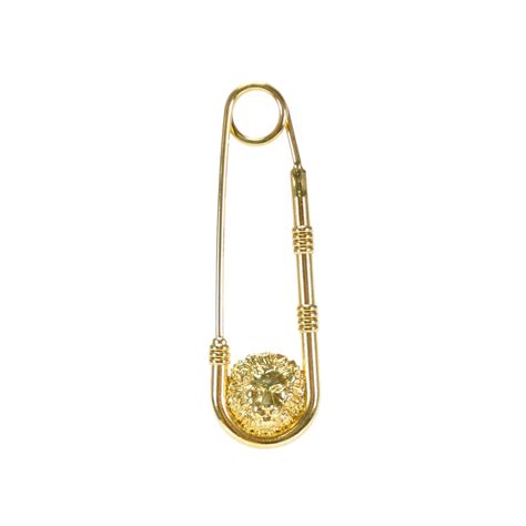 Authentic Second Hand Versace Safety Pin Brooch Pss 240 00081 The