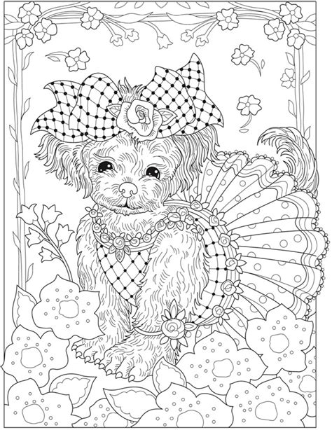 From Best Dressed Pets Coloring Book Detailed Coloring Pages