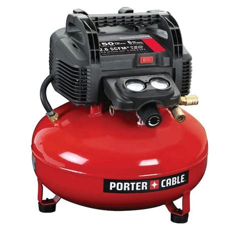 Porter Cable 6 Gal 150 Psi Portable Electric Pancake Air Compressor C2002 The Home Depot