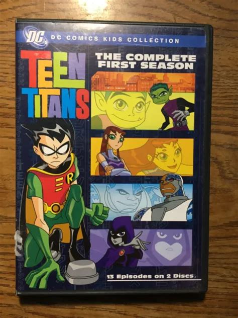 Teen Titans The Complete First Season Dvd 13 Episodes On 2 Discs Dc Comics Dvd 9 99 Picclick