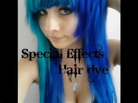 This colour has fewer purple tones than some of the other special effects shades like electric blue. Special Effects Hair dye - YouTube