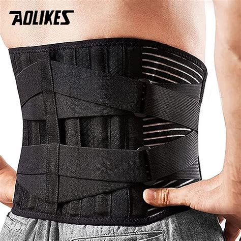 Aolikes Breathable Waist Braces Back Support Belt Anti Skid Lumbar
