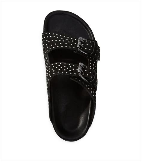 Sale The Kooples Rhinestone Embellished Double Strap Sandals Harrods Uk