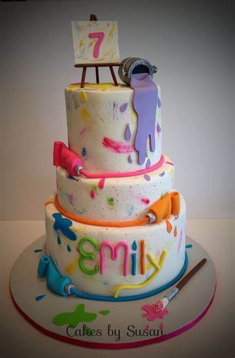 art themed cake art party cakes cake art art birthday cake artist birthday birthday ideas