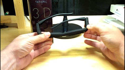 Sainsonic 3d Active Shutter Rechargeable Glasses Youtube