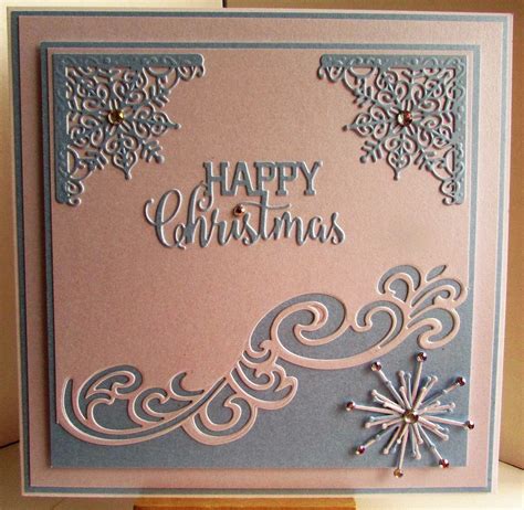 Spancolor layer die cuts 3d die cuts for card making 5 layer tree city box clearance $4.99. Lizzies craft space: Die Cut Christmas card - Blue