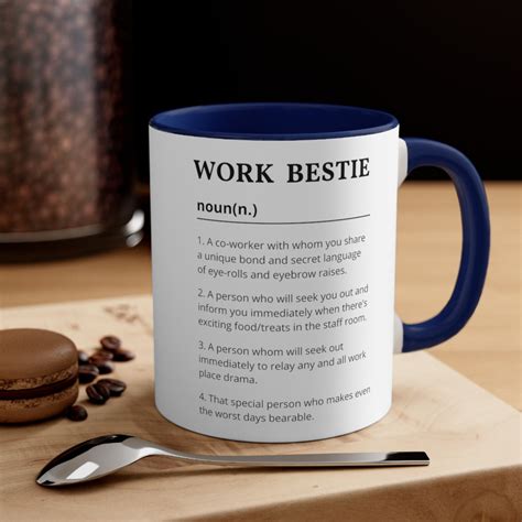 Work Bestie Mugs T Colleague Coffee Mugs Office Banter Etsy