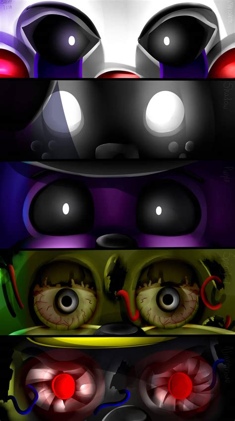Fnaf Extra Eyes By Sanity Paints On Deviantart