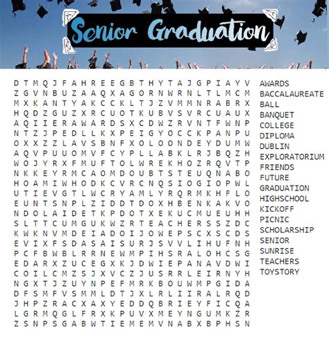 Senior Word Search The Dublin Shield