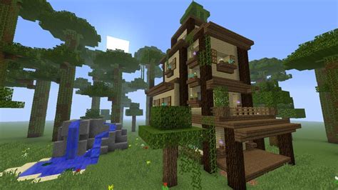 Cool Minecraft Houses Jungle Jungle House On World Of Keralis