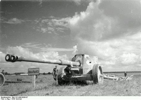火炮专栏kwk 43 88mm坦克炮 哔哩哔哩