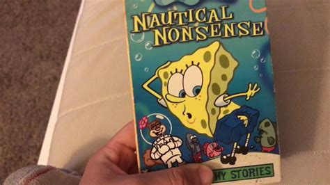 Spongebob Squarepants Vhs Nautical Nonsense Episodes Cartoon Nick My