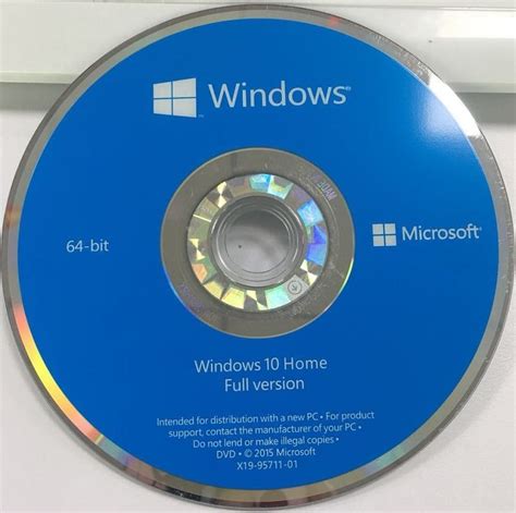 Brand New Online Delivery Microsoft Windows 10 Home 64bit Oem Dvd