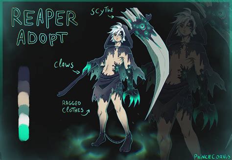 Closed Reaper Adopt By Princecorvus On Deviantart