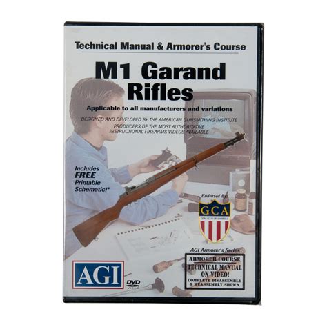 Agi M1 Garandm1a Rifles Technical Manual And Armorers Course Dvd
