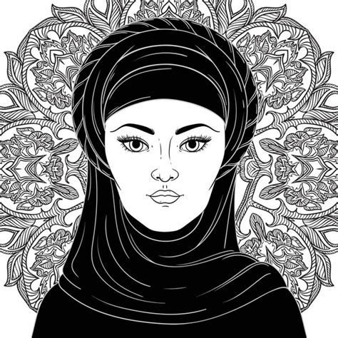 Arabic Woman Stock Vectors Royalty Free Arabic Woman Illustrations