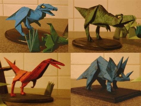 Origami Dinosaurs Tektonten Papercraft