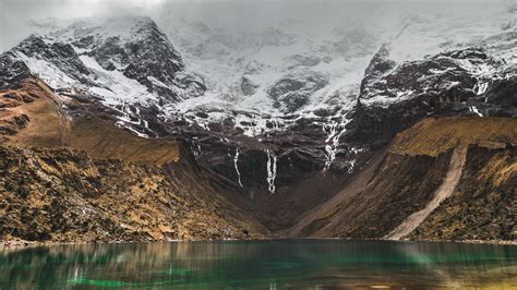 Download Wallpaper 3840x2160 Mountains Lake Landscape