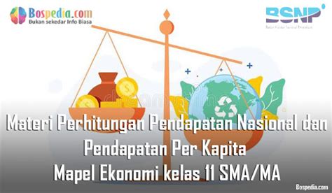 Materi Perhitungan Pendapatan Nasional Dan Pendapatan Per Kapita Mapel