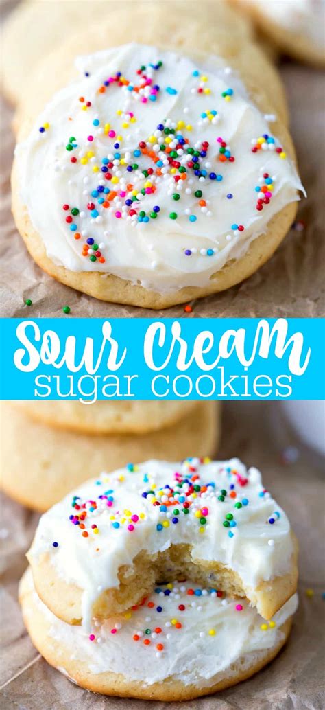 Sour Cream Sugar Cookies I Heart Eating