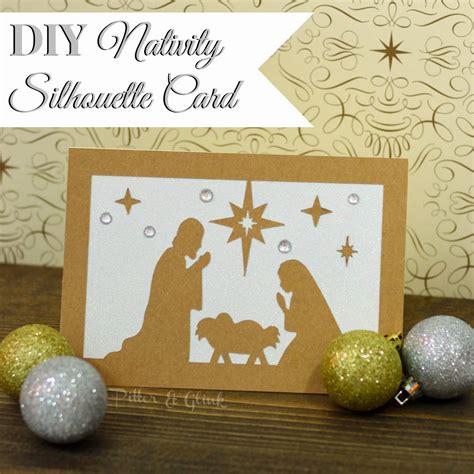 Pitterandglink Diy Christmas Nativity Card