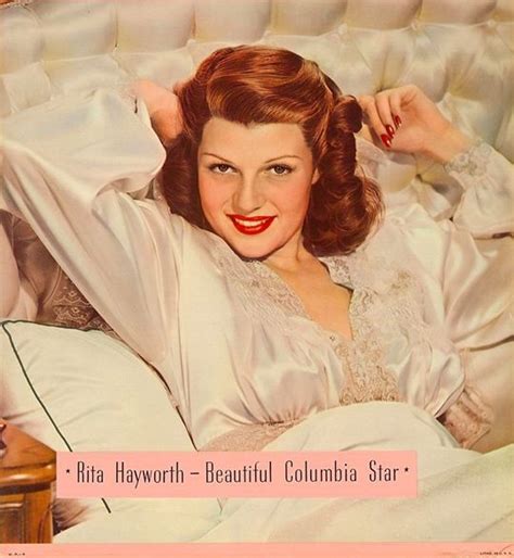 “rita hayworth in a advertisement for woodbury 1941 ” old hollywood movies golden age of