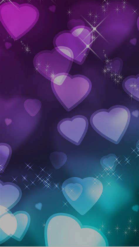 Purple Heart Love Wallpaper For Iphone 5s Wallpaper Iphone Love Purple Wallpaper Phone