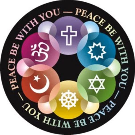 Peace Be With You Interfaith Stickers 100 Pack Interfaith Resources