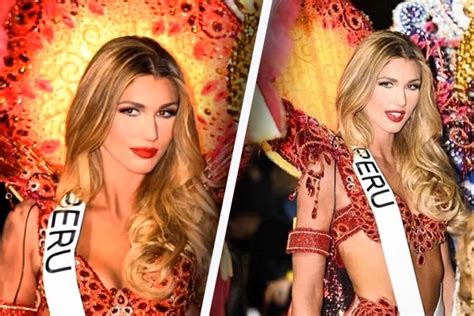 Miss Universo Alessia Rovegno Luce Espectacular Traje Típico Y Se Roba Miradas