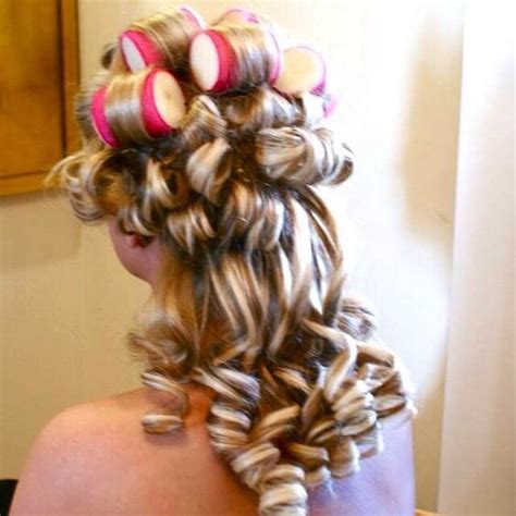 Wet Roler Set By Kirstie Hair Rollers Permed Hairstyles Hair Styles