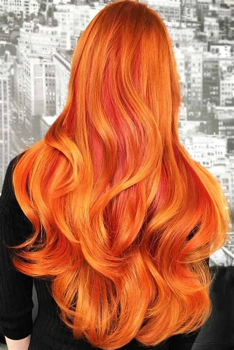 Discover The Captivating Orange Hair Rainbow From Sweet Pumpkin To